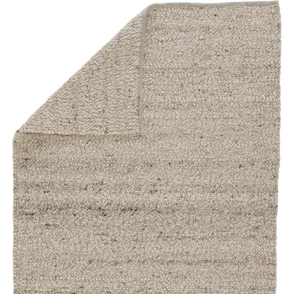Quiet Time QTM03 Rug by Jaipur Living in taupe, gray. Made from 90% wool 10% jute in a unique style.