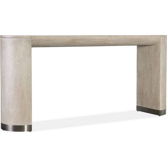 Modern Mood Console Table by Hooker Furniture. Made from oak veneers, metal in a modern style.