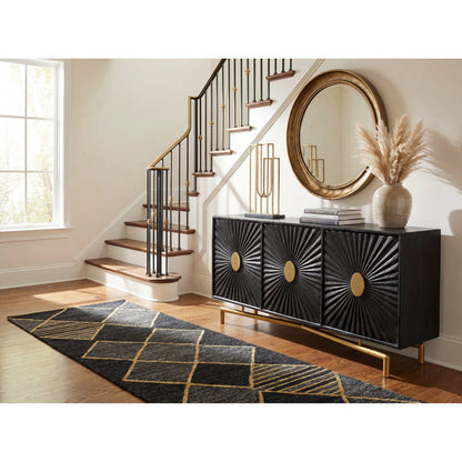 Pattern Entertainment Console by Hooker Furniture. Made from unique in a modern style.