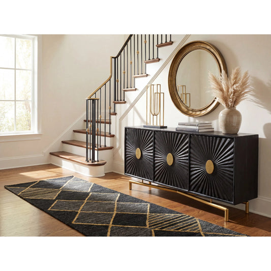 Pattern Entertainment Console by Hooker Furniture. Made from unique in a modern style.