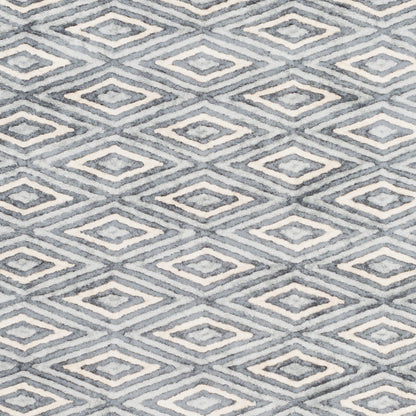 Quartz Rug - 12964 by Surya in navy, pale blue, cream. Made from 100% viscose in a unique style.