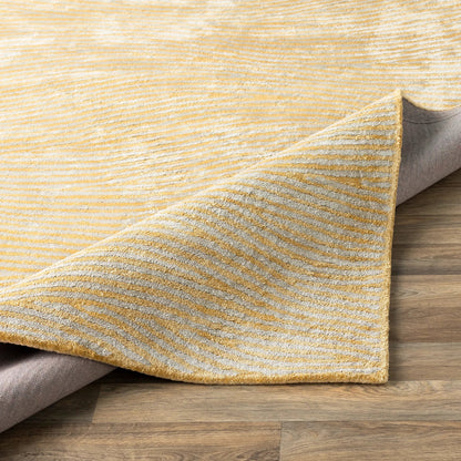 Quartz Rug - 22381 by Surya in wheat, light gray. Made from 100% viscose in a unique style.