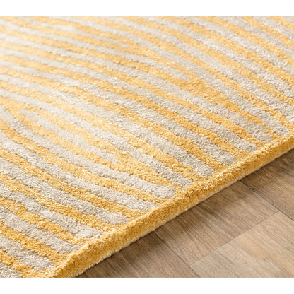 Quartz Rug - 22381 by Surya in wheat, light gray. Made from 100% viscose in a unique style.