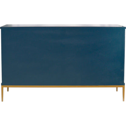 Edgar Sideboard by Pasargad Home in teal and teal. Made from unique in a transitional style.