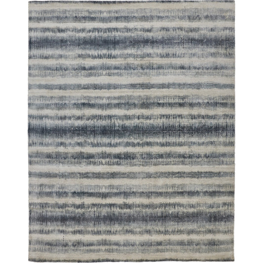 Mackay Transitional Stripes Rug - 8824F by Feizy. Made from viscose, wool in a unique style.