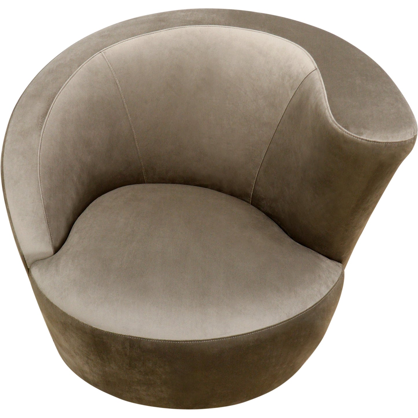 007 SI-1990652 | Additional Silo | Vicenza Crescent Chair by Pasargad Home. Made from velvet in a modern style.