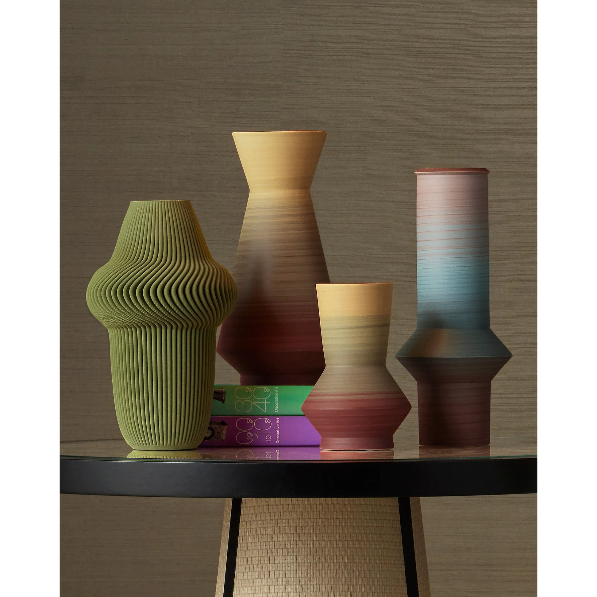 Plisse Vase by Currey and Company. Made from unique in a modern style.