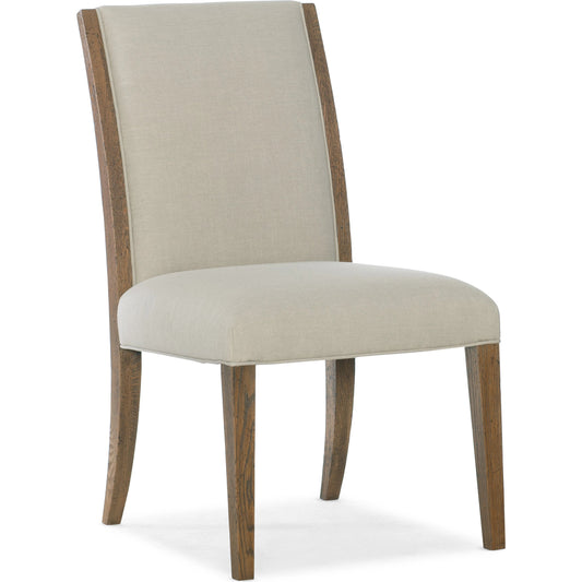 Chapman Upholstered Side Chair (Set of 2) by Hooker Furniture in samantha taupe and sorrel. Made from white oak, fabric in a modern style.