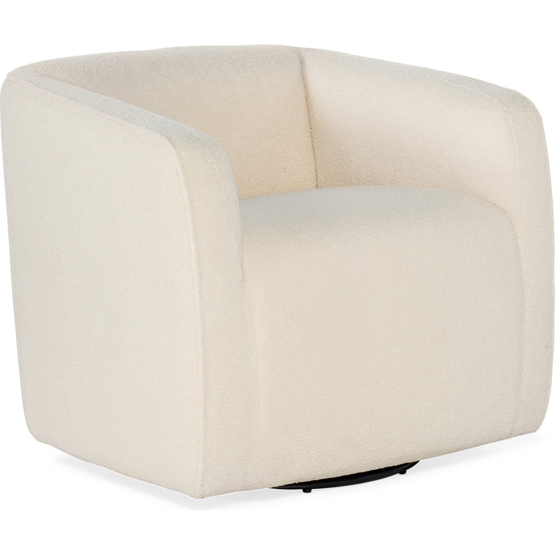 Bennet Swivel Club Chair by Hooker Furniture in beige. Made from fabric in a transitional style.