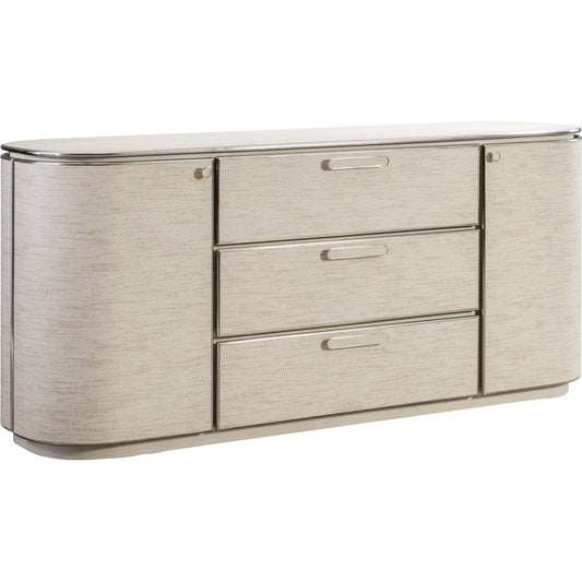 Camille Buffet by Bernhardt in ecru. Made from metal in a transitional style.