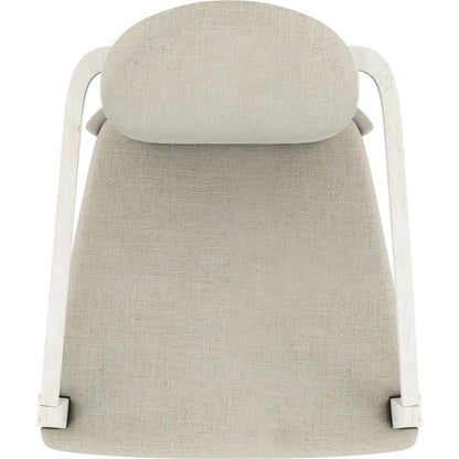 Ashlar Upholstered Arm Chair (Set of 2) by A.R.T. Furniture in beige and bisque. Made from parawood solids, birch veneers, foam, fabric in a transitional style.