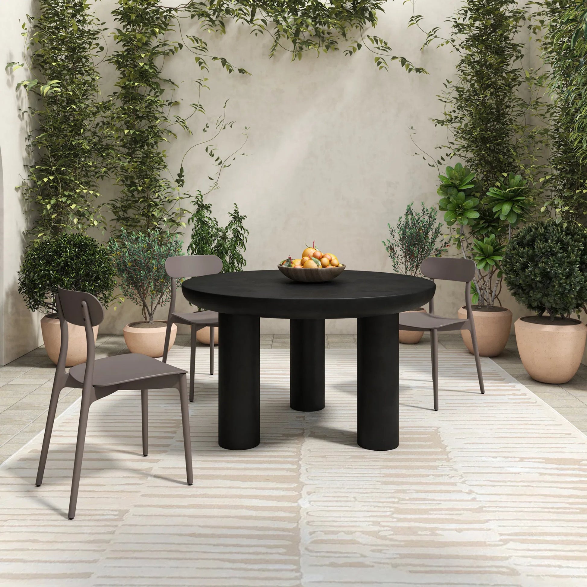 Kent Outdoor Dining Chair (Set of 2) by Moe's Home Collection. Made from polypropylene in a unique style.