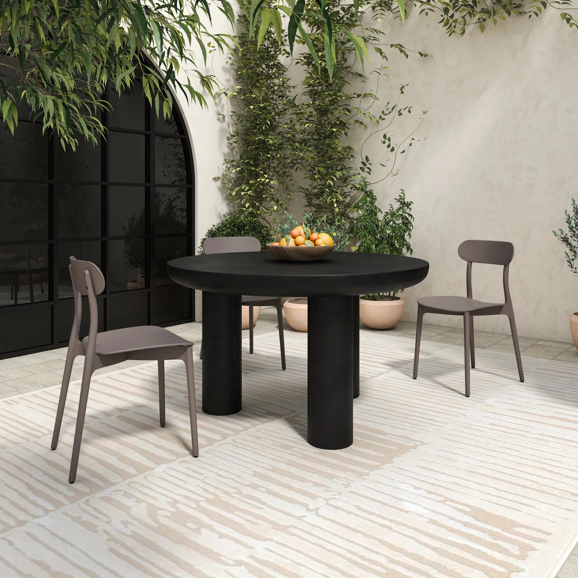 Kent Outdoor Dining Chair (Set of 2) by Moe's Home Collection. Made from polypropylene in a unique style.