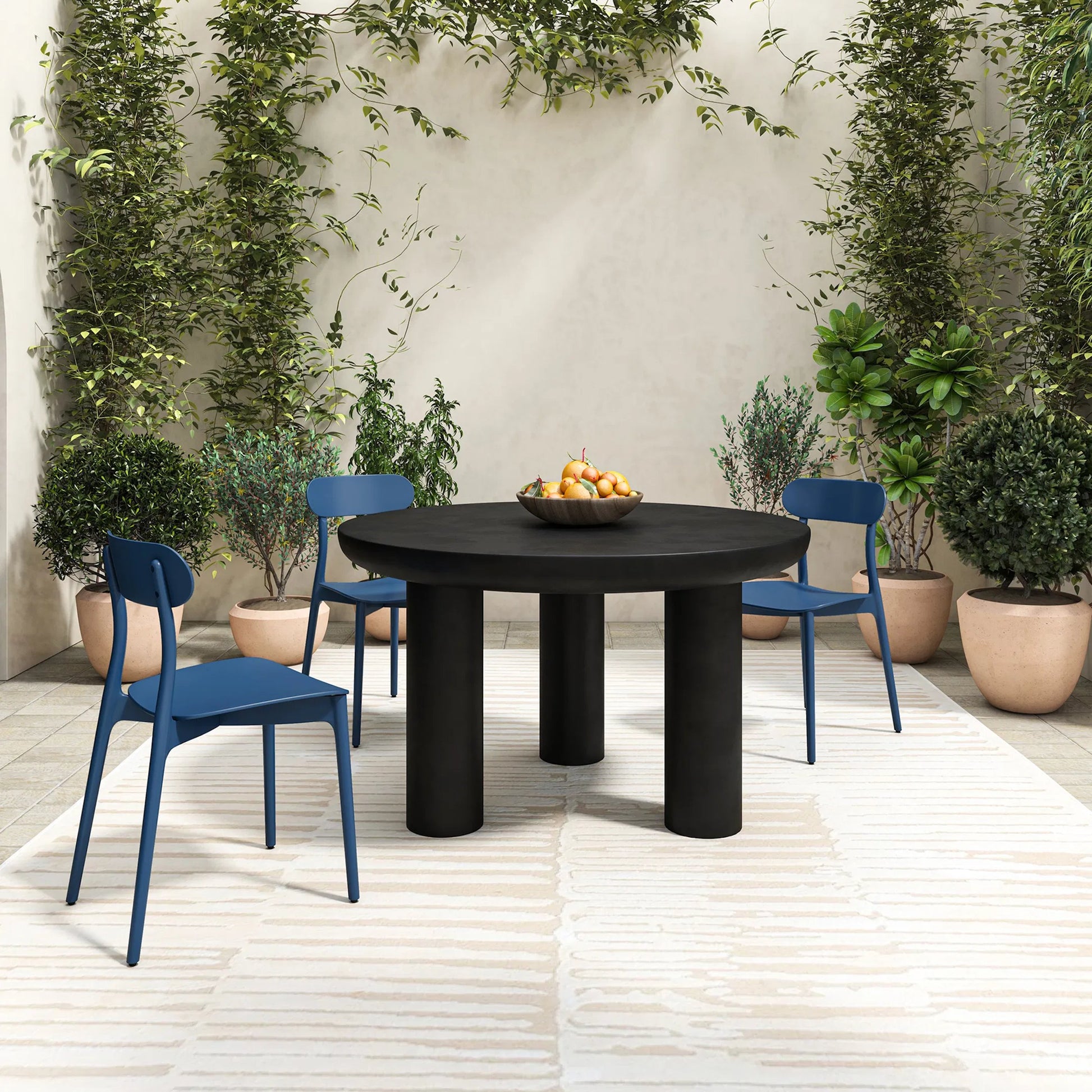 Kent Outdoor Dining Chair (Set of 2) by Moe's Home Collection. Made from polypropylene in a unique style.