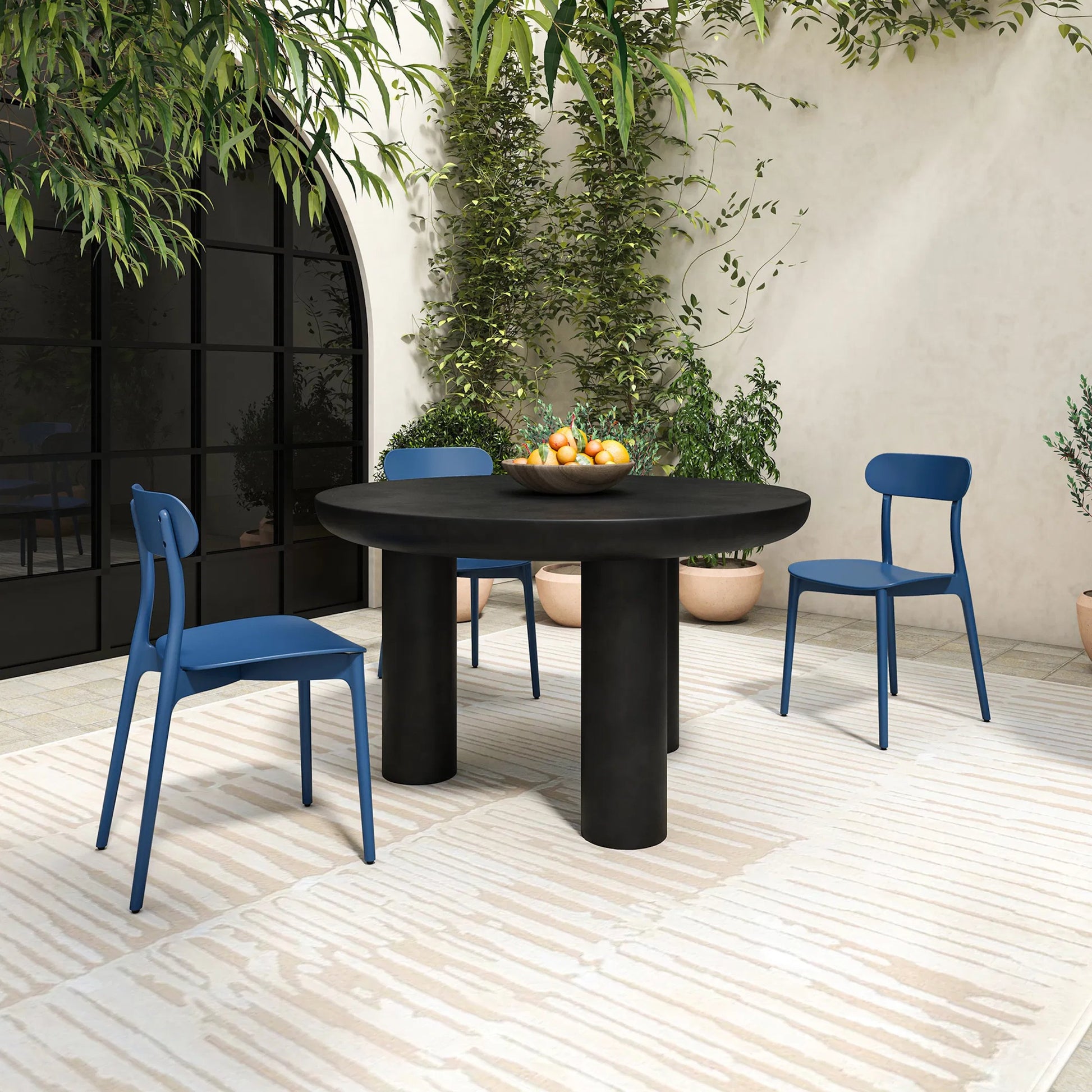 Kent Outdoor Dining Chair (Set of 2) by Moe's Home Collection. Made from polypropylene in a unique style.