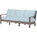 Laguna Outdoor Sofa by Sunset West in browns. Made from aluminum in a modern style.