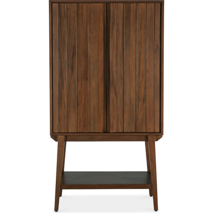 Orson Cabinet by Hooker Furniture in dark mahogany. Made from unique in a traditional style.