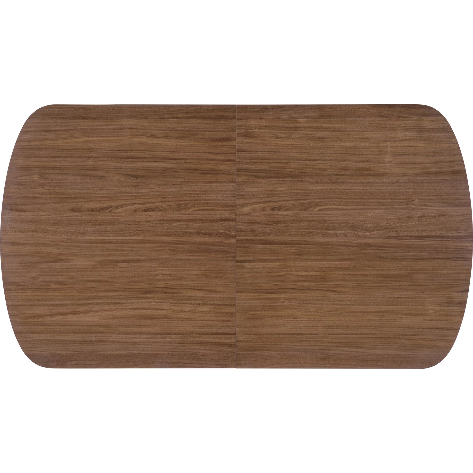 Eleana Rectangle Dining Table with Two 20-inch Leaves by Hooker Furniture in light caramel, sunlit bronze metal. Made from walnut veneers, metal in a modern style.