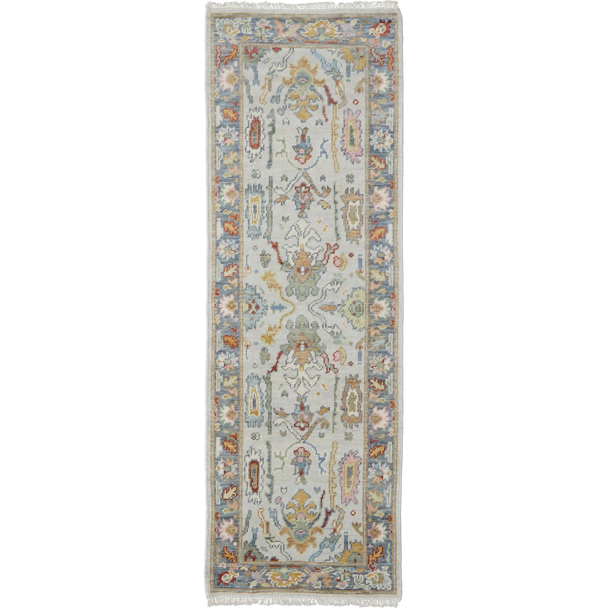 Karina Traditional Persian Rug - 6794F by Feizy in blue, gray, gold. Made from wool in a unique style.