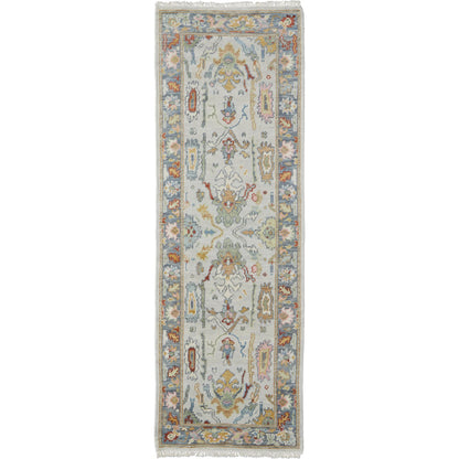 Karina Traditional Persian Rug - 6794F by Feizy in blue, gray, gold. Made from wool in a unique style.