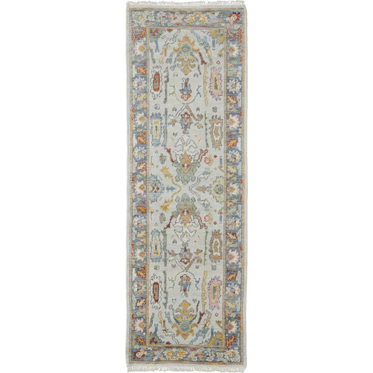 Karina Traditional Persian Rug - 6794F by Feizy in blue, gray, gold. Made from wool in a unique style.