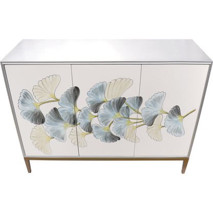 Annabelle Sideboard by Pasargad Home in silver and silver. Made from unique in a transitional style.