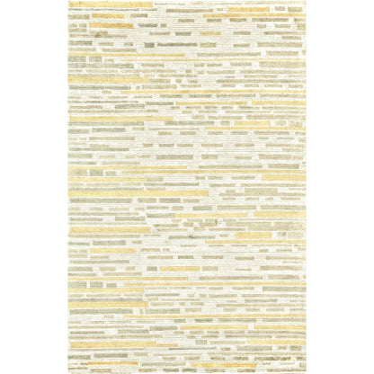 Keystone Rug - 7220F by Feizy in yellow, sand. Made from wool, viscose in a unique style.