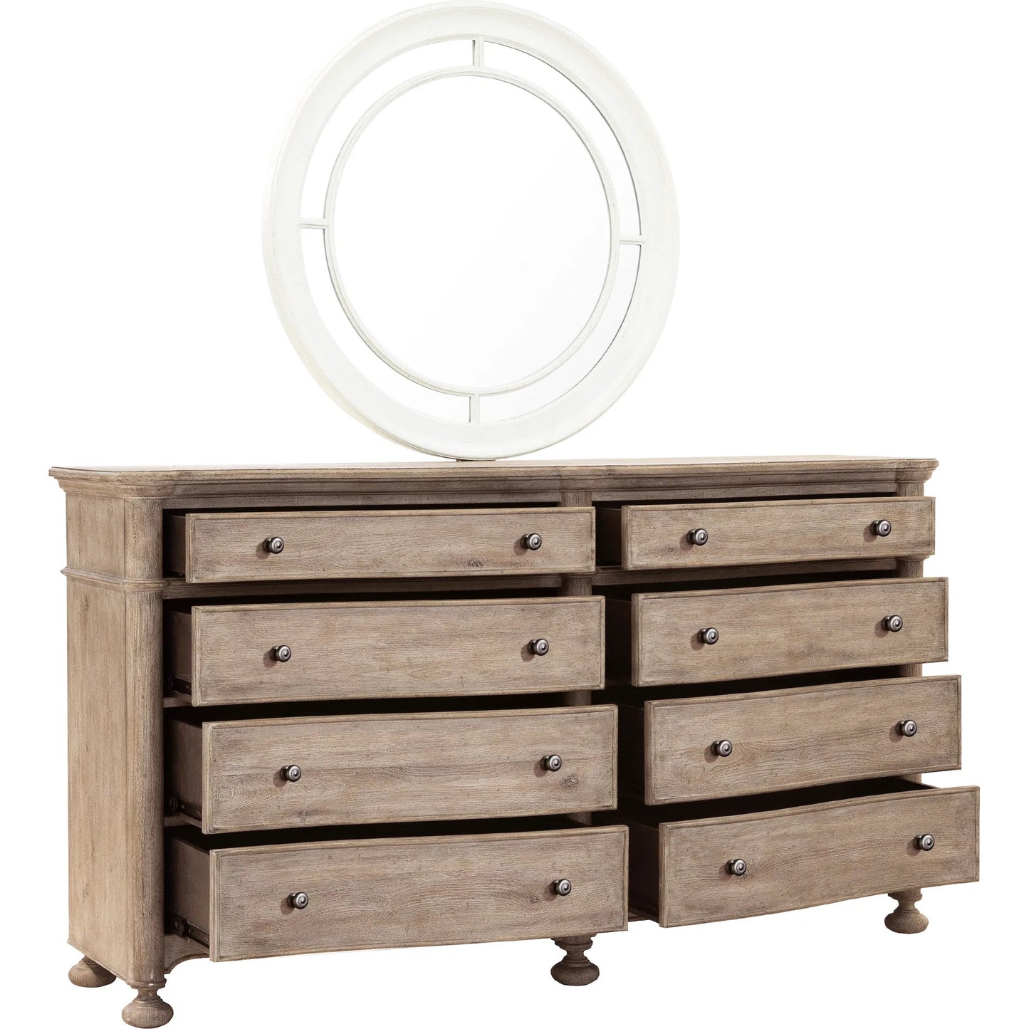 003 SI-2222960 | Additional Silo | Higgins Street 8-Drawer Dresser by Pulaski Furniture in brown and woodland stone. Made from unique in a unique style.