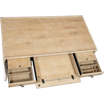 Retreat Pole Rattan Writing Desk by Hooker Furniture. Made from oak, maple veneers, rope in a cottage & farmhouse style.