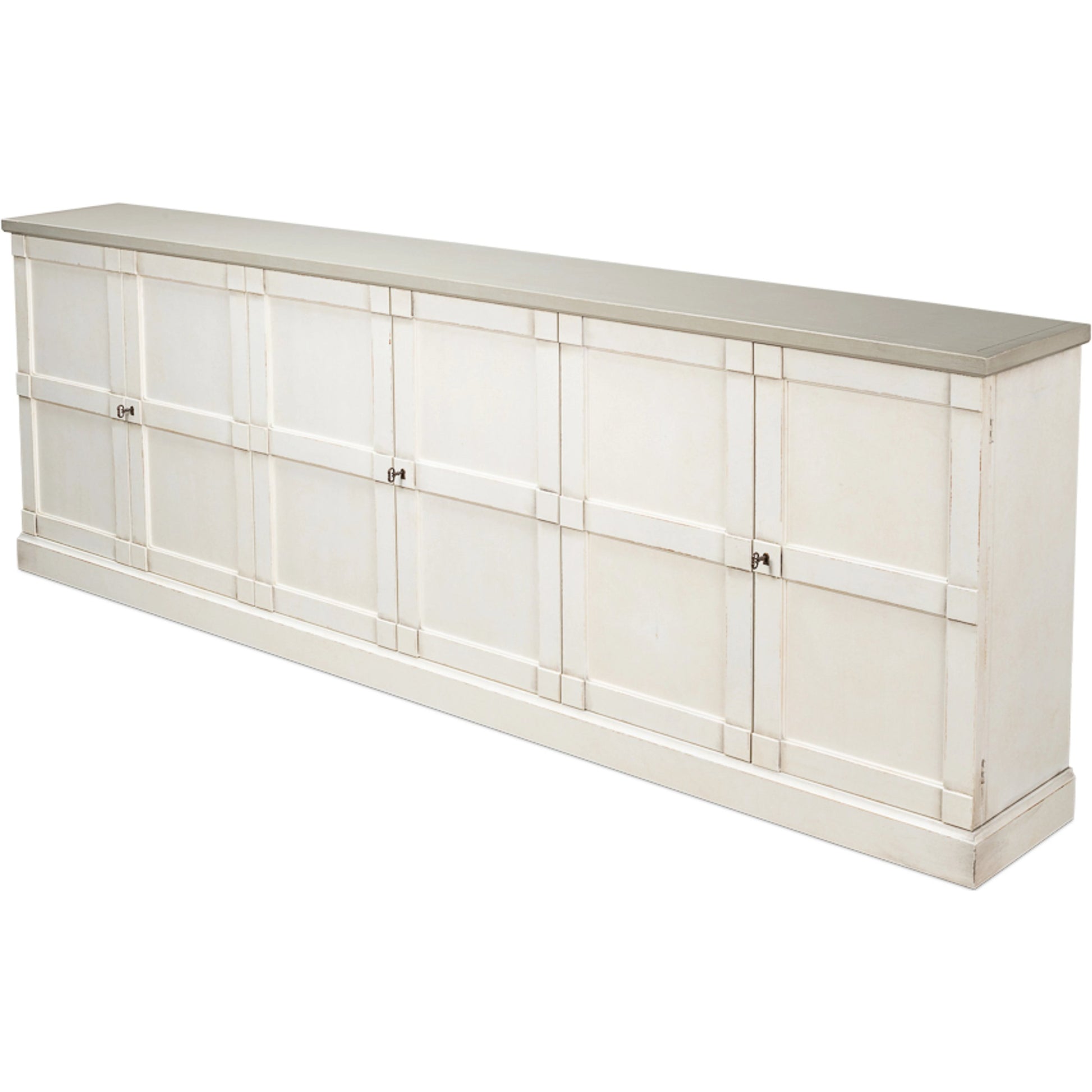 Luciana Buffet by Sarreid Ltd.. Made from pine in a traditional style.