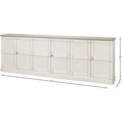 Luciana Buffet by Sarreid Ltd.. Made from pine in a traditional style.