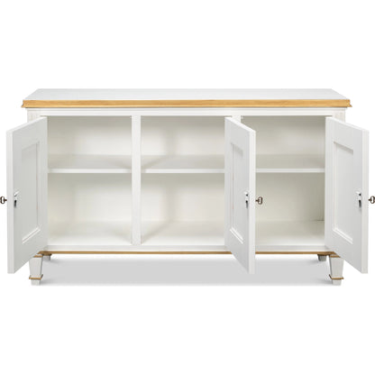 Louis XVI Buffet by Sarreid Ltd.. Made from wood in a traditional style.