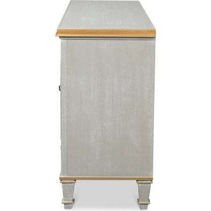 Louis XVI Buffet by Sarreid Ltd.. Made from wood in a traditional style.