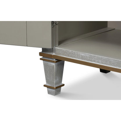 Louis XVI Buffet by Sarreid Ltd.. Made from wood in a traditional style.