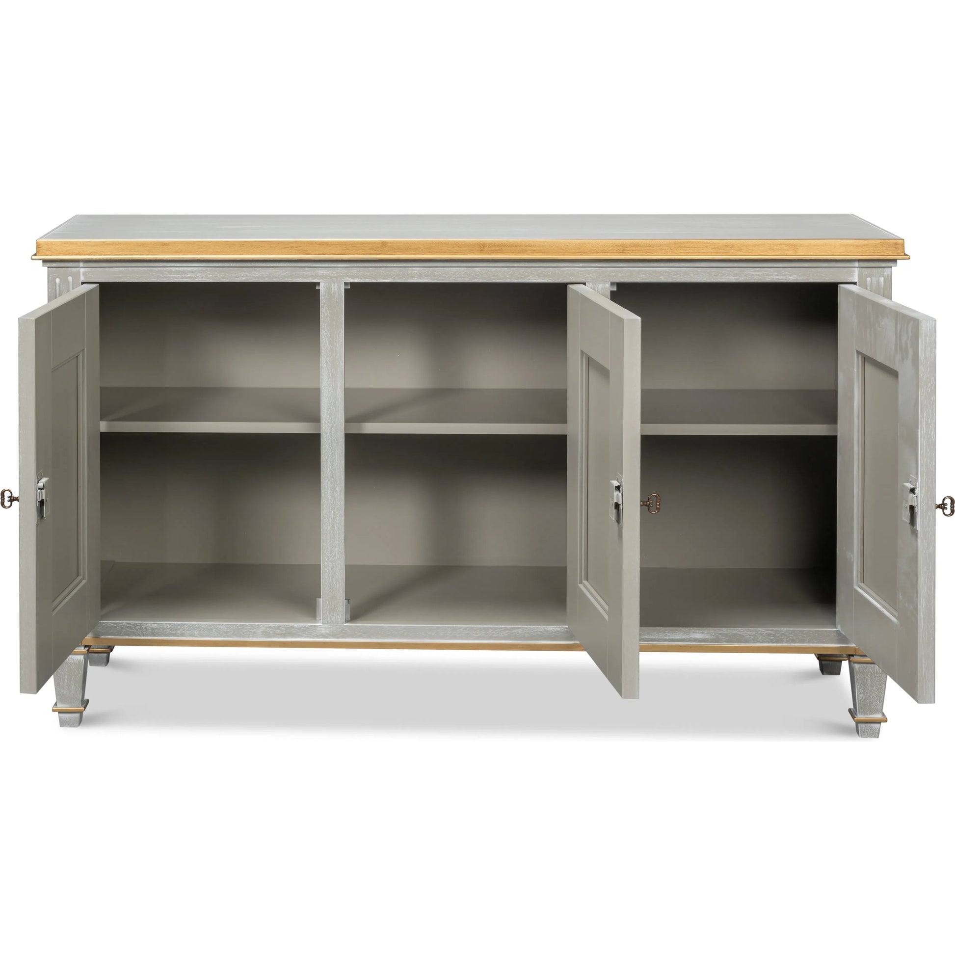 Louis XVI Buffet by Sarreid Ltd.. Made from wood in a traditional style.