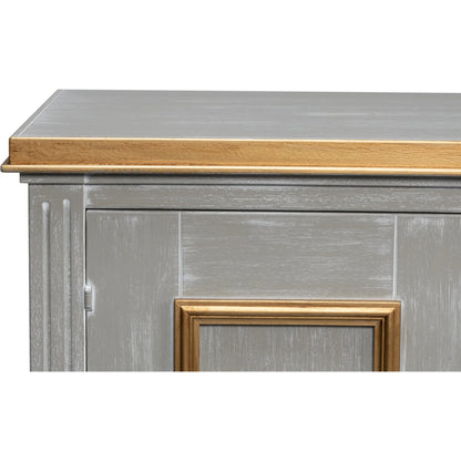 Louis XVI Buffet by Sarreid Ltd.. Made from wood in a traditional style.