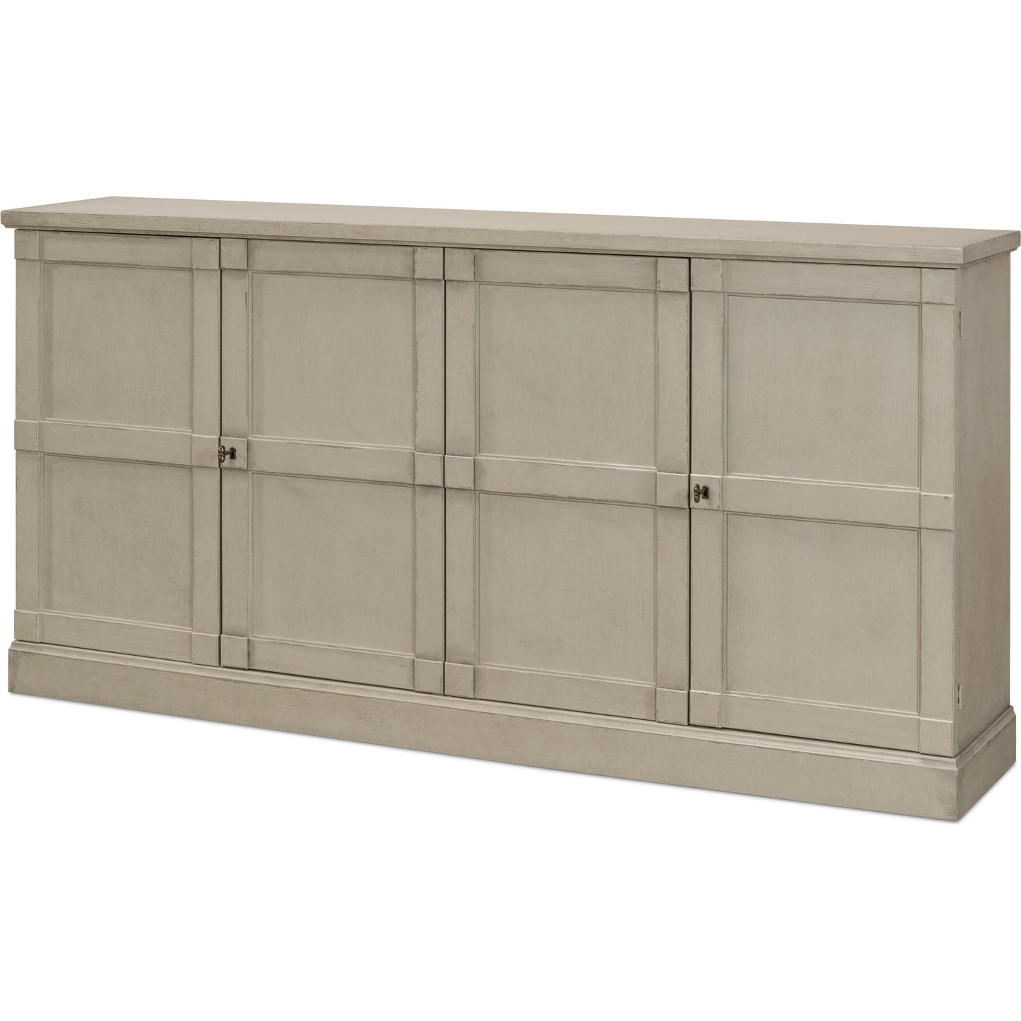 004 S-243501 | Additional Silo | Lionisio Buffet, 75" by Sarreid Ltd. in washed grey and washed gray finish. Made from wood in a cottage & farmhouse style.
