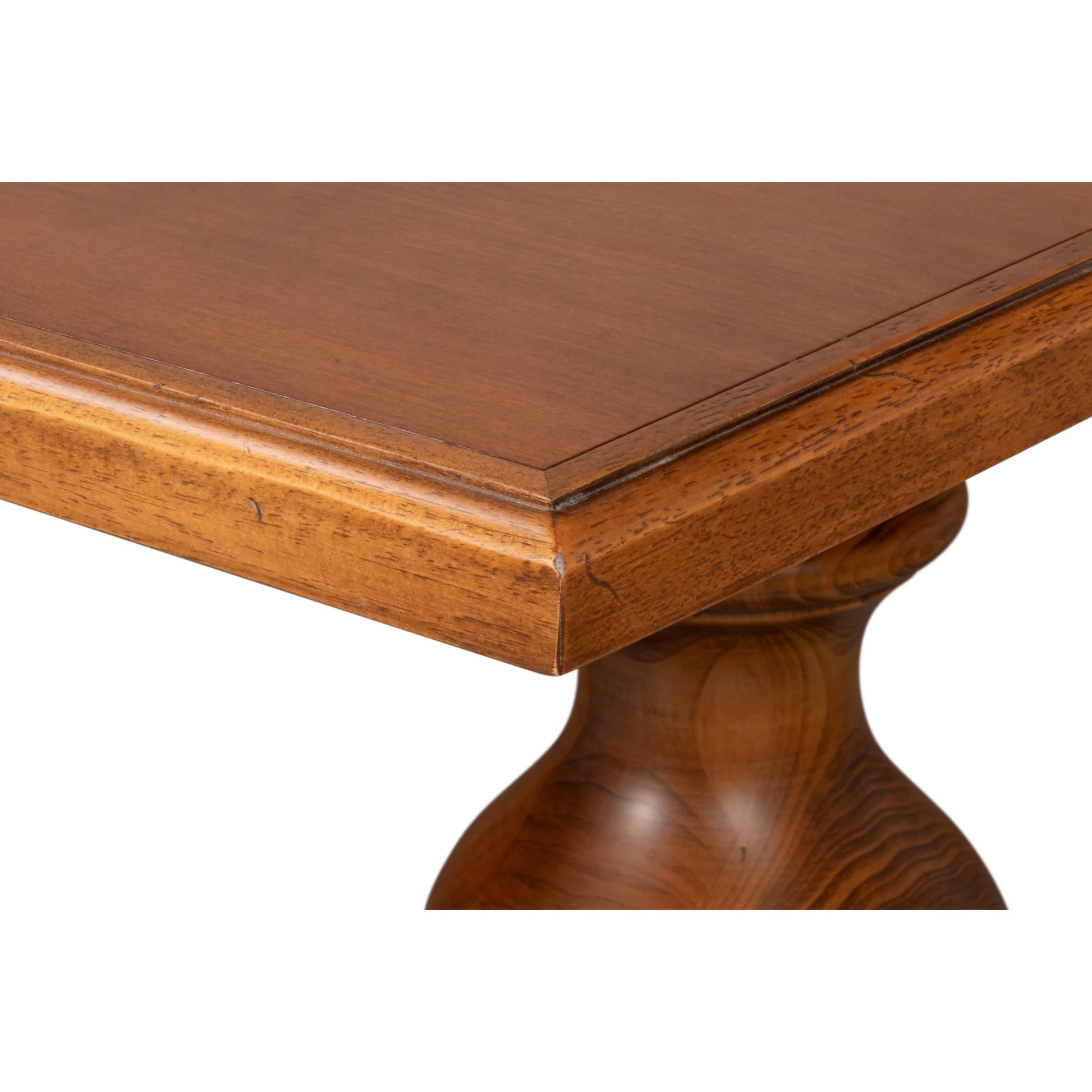 Lionisio Trestle Table by Sarreid Ltd. in brown and noce anticato. Made from unique in a unique style.