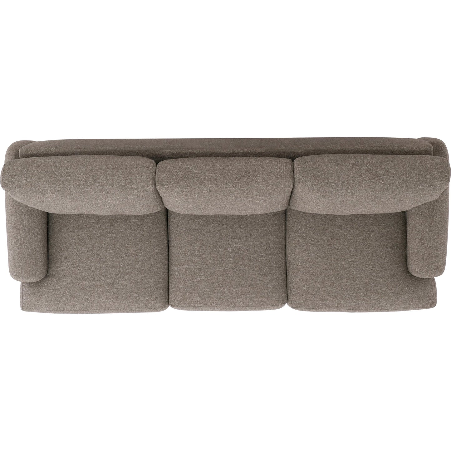 008 SI-2453340 | Additional Silo | Cameron Fabric Sofa by Bernhardt in brown. Made from fabric, polyfoam core, virgin polyester fibers, waterfowl feathers, waterfowl down in a transitional style.
