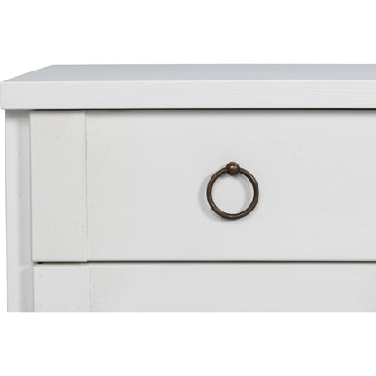 Center Media Base by Sarreid Ltd. in white and center media base. Made from unique in a unique style.