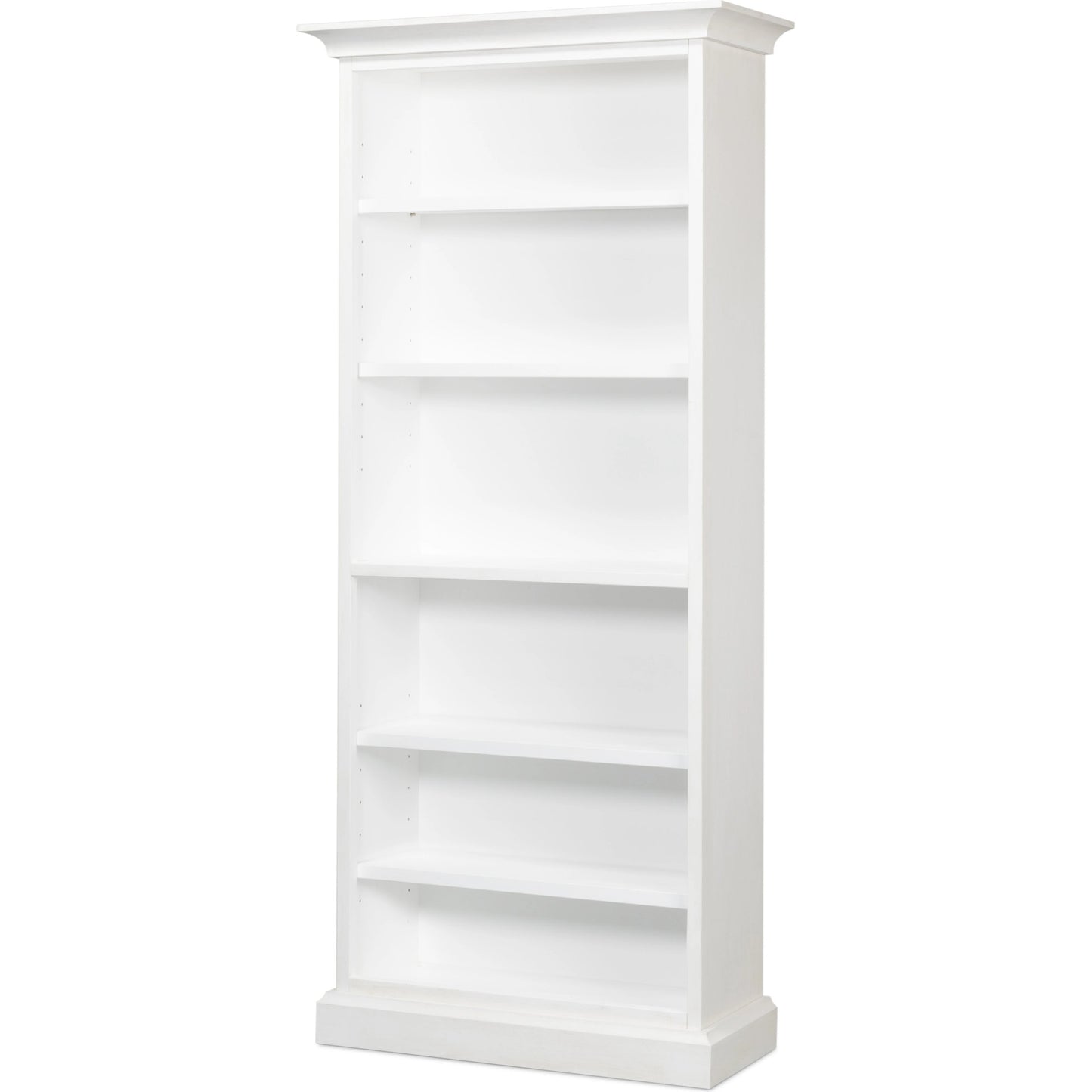 002 SI-1998665 | Primary Silo | Open Shelf Bookcase by Sarreid Ltd. in cortina white. Made from solid pine in a cottage & farmhouse style.