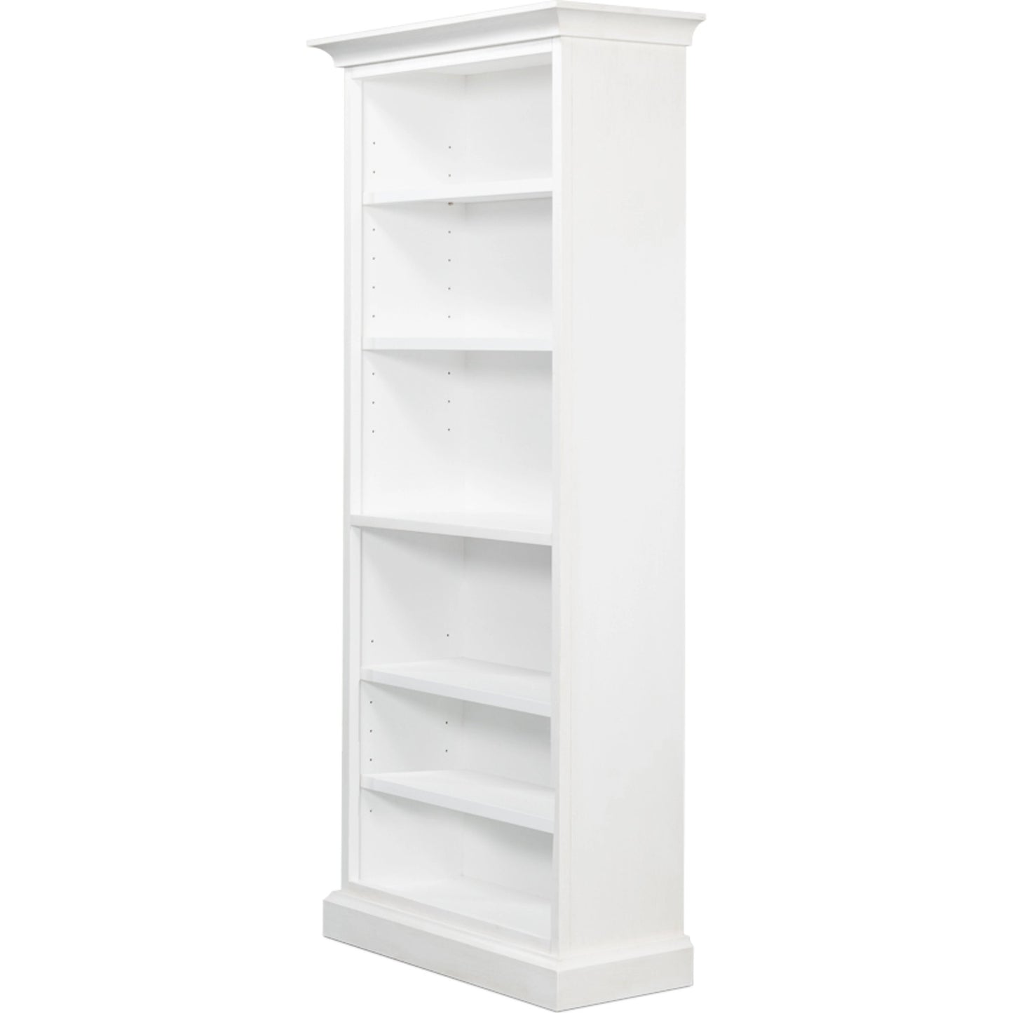 005 SI-1998665 | Additional Silo | Open Shelf Bookcase by Sarreid Ltd. in cortina white. Made from solid pine in a cottage & farmhouse style.