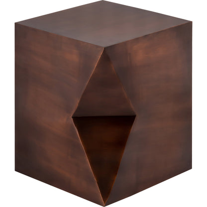 Aleksy Side Table by Pasargad Home. Made from iron in a eclectic & global style.