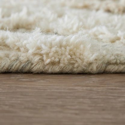 Anica Transitional Moroccan Rug - 8004F by Feizy in ivory, gray, black. Made from wool in a unique style.