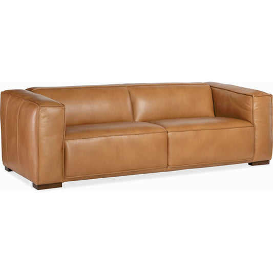 001 SI-2185876 | Primary Silo | Maria Sofa 2-Seat by Hooker Furniture in brown. Made from leather in a modern style.