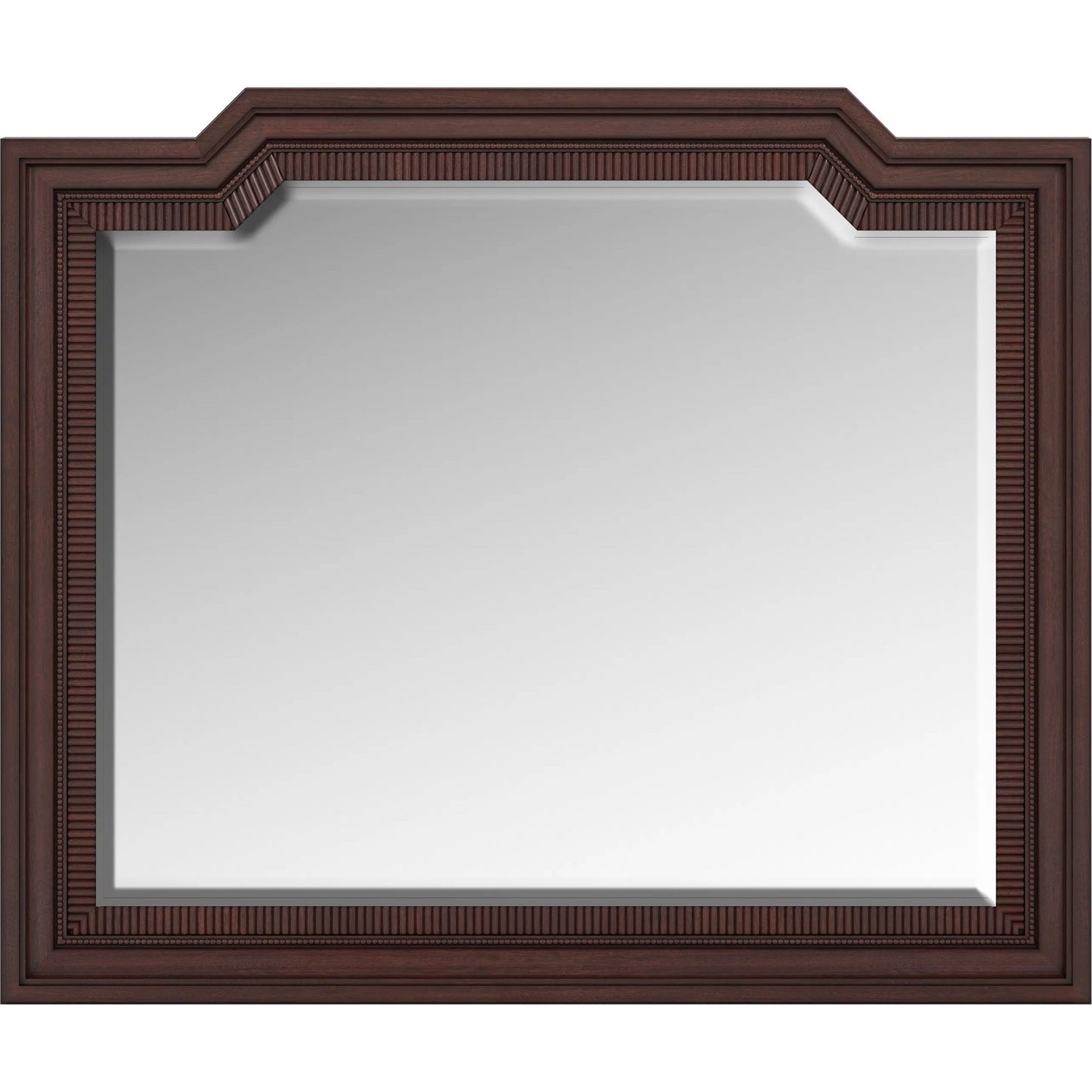 002 SI-2334464 | Additional Silo | Revival Dresser Mirror by A.R.T. Furniture in brown and napa mahogany. Made from rubberwood solids, glass, resin in a traditional style.