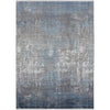 Blue, Gray, Silver / 2'2" x 3'2"