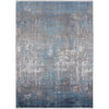 Blue, Gray, Silver / 2'2" x 3'2"