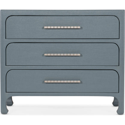 Serenity Cruiser Accent Chest by Hooker Furniture. Made from wood, raffia in a modern style.