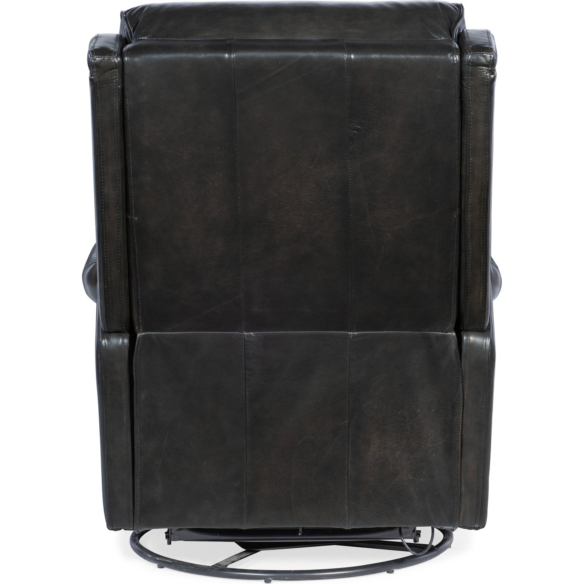 Stark Power Swivel Recliner by Hooker Furniture in brindisi trinita. Made from leather in a traditional style.